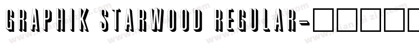 Graphik Starwood Regular字体转换